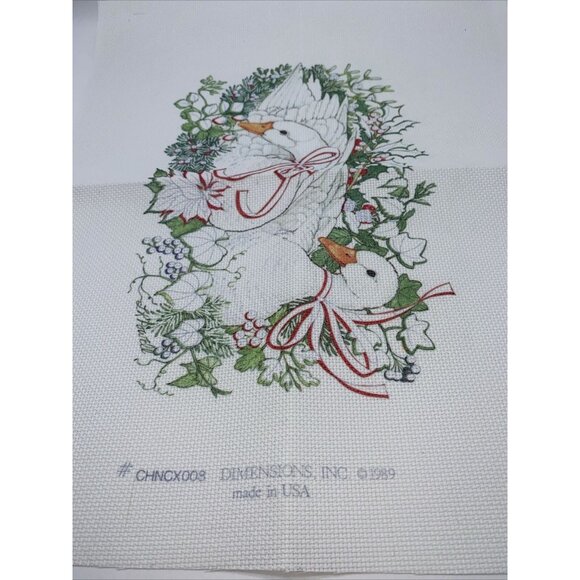 Dimensions Holiday Geese 8395 By Linda K. Powell Cross Stitch Kit Christmas - Picture 6 of 9